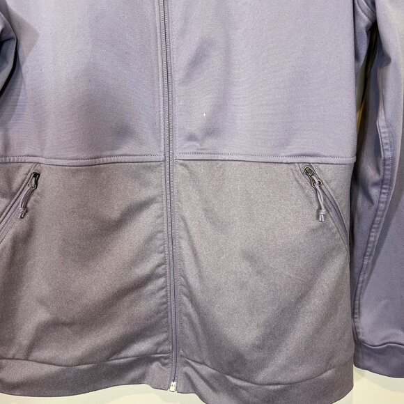 The North‎ Face Jacket L Womens Purple Fleece Lined Logo Full Zip Size Large - Picture 5 of 12